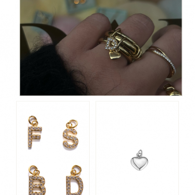 Ring triple charm(personalisierbar)