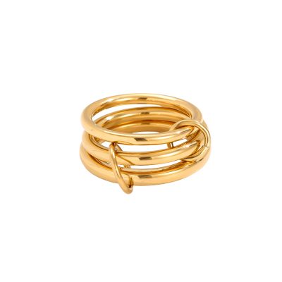 Alternative view of Ring triple charm(personalisierbar)